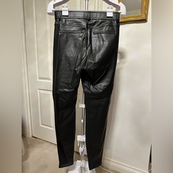 Zara, Vegan Leather Pants, Jean Style - Picture 2 of 7